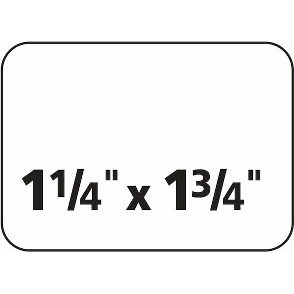 Avery Label, Id, 1.25X1.7,480, Wht 480PK - AVE6570