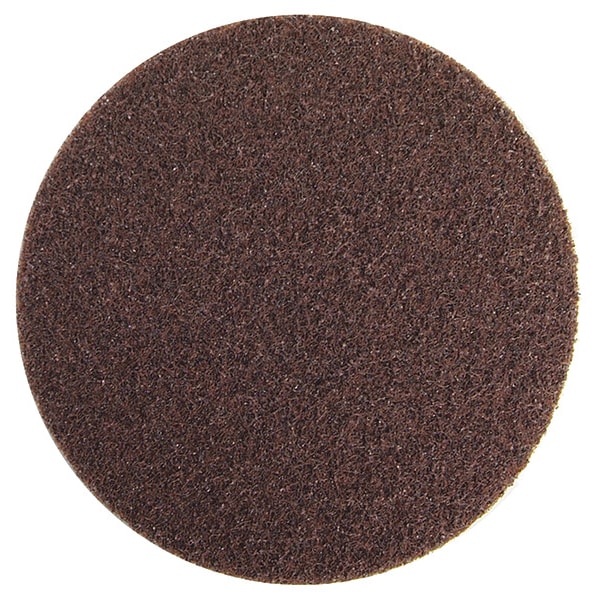 Merit Hook-and-Loop Surface Conditioning Disc, 5" Dia, No Hole, Aluminum Oxide, 50 Grit, Non-Woven Type - 05539512519