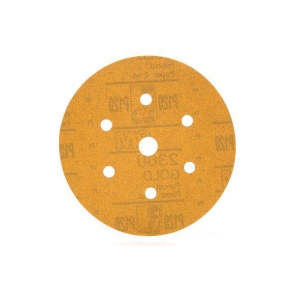 3M 3M Hookit Gold Disc D/F 236U, 01081, 6 in, P120C, 100PK - 7000118769