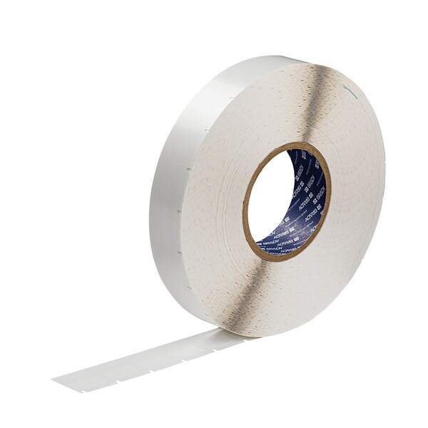 Brady Aggressive Adhesive Multi-Purpose Nylon Labels Bulk for A6200 Printer 1in x 0.5in - BA62-16-499