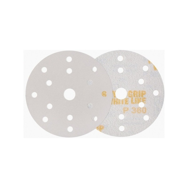 Indasa Usa Whiteline 5 IN hook & loop disc 180 grit, 50PK - 52-180