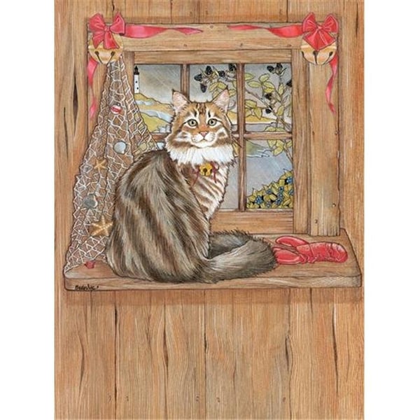 Pipsqueak Productions Pipsqueak Productions C987 Cat Holiday Boxed Cards - C987