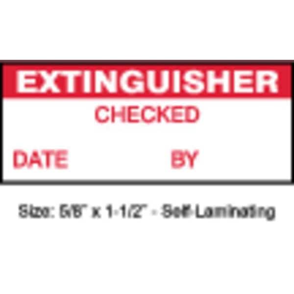 Stranco Inspection Label, ENG, Maintenance, PK350, TCSL2-10905 - TCSL2-10905