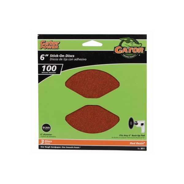 Gator Finishing 3PK 6100G AO Sand Disc - 3011