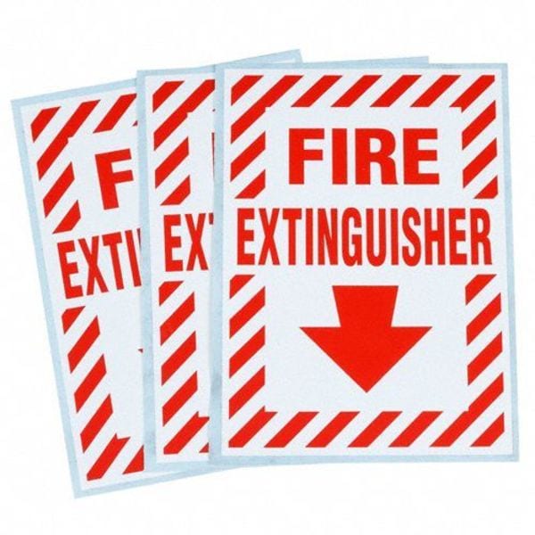 Brady Information Label, 7 In. H, PK5 - SV090E