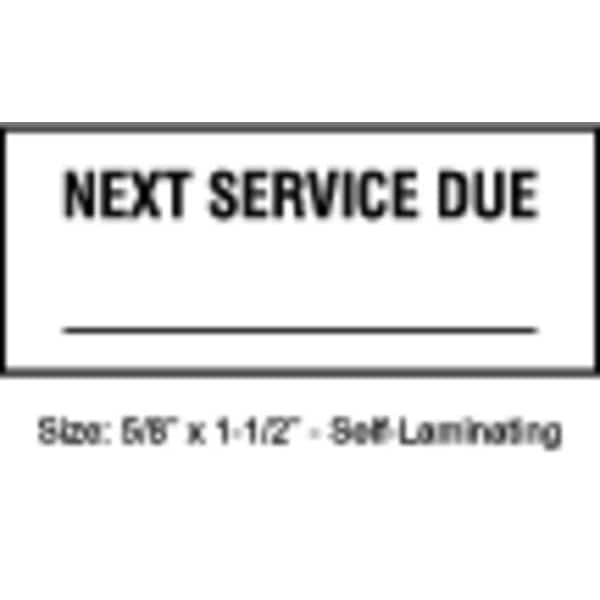 Stranco Inspection Label, ENG, Maintenance, PK350, TCSL2-10703 - TCSL2-10703