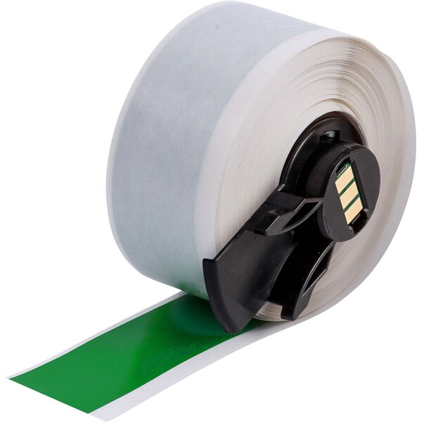 Brady Label, Vinyl, Color Green, 1" W - M6C-1000-595-GN
