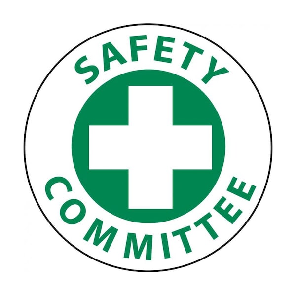Nmc Safety Committee Hard Hat Emblem, Pk25 - HH11