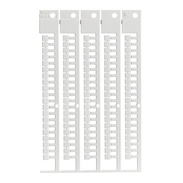 Brady Terminal Block Tag Polycarbonate 5.00 mm H x 5.00 mm W Box of 1100 Pieces, 1100PK - SA4363