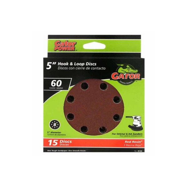 Gator Finishing 15PK 5 60G Sand Disc - 4144