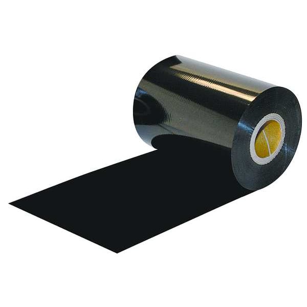 Zoro Select Label Printer Ribbon, 4-3/32" W, 508 ft. L, Black - 35YP42