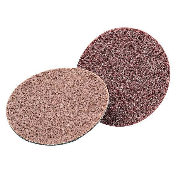 Scotch-Brite Hook-and-Loop Surface Conditioning Disc, 7" Dia, No Hole, Aluminum Oxide, 80 Grit, Non-Woven Type - 61500123312