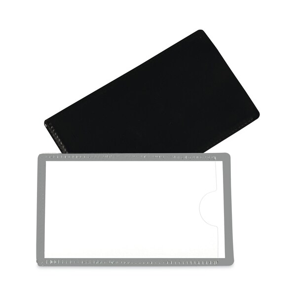 C-Line Products Slap-Stick Magnetic Label Holders, Side Load, 4.25 x 2.5, Gray, PK10 - 87701