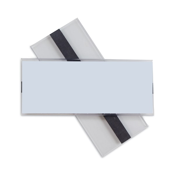 C-Line Products Clear Magnetic Label Holders, Side Load, 6 x 2.5, Clear, PK10 - 87825