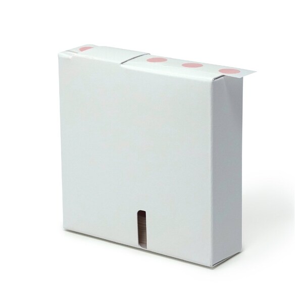 Globe Scientific Label Rolls, Cryo, 13mm Dots, for 1.5-2mL Tubes, Pink, 1000PK - LCR-13P