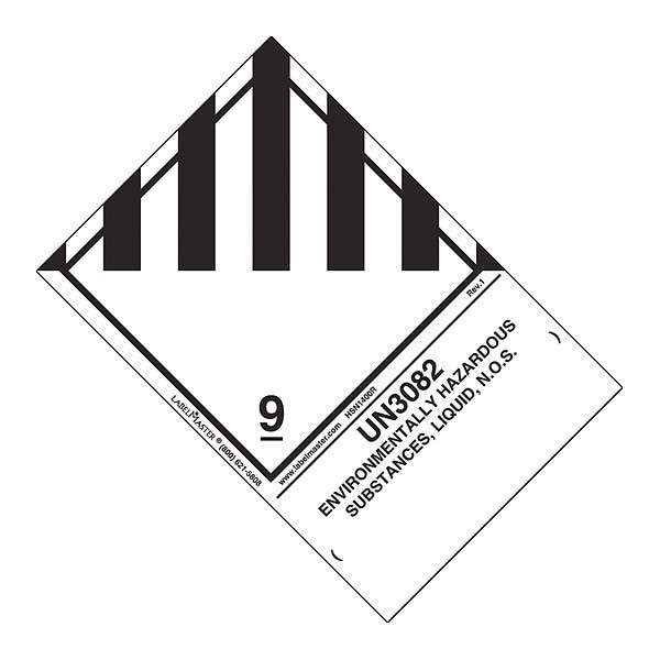 Labelmaster UN3082 Environmentally Hazard, PK500, HSN1400R - HSN1400R