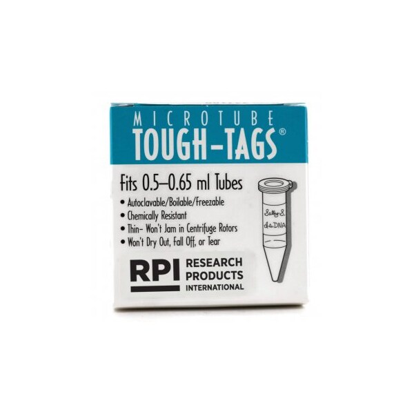 Diversified Biotech Tough-Tags, 0.5-0.65ml, Clear, 1000/pk, 1000PK - 247100