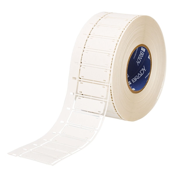Brady Cable Marking Tags 0.8 in H x 2.2 in W White 250/RL - HSNX-800-2-WT-S