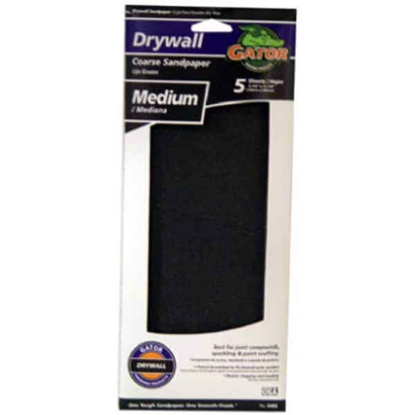 Gator Finishing 4486 4.38 in. Medium Grit Drywall Paper- 5 Pack - 839276