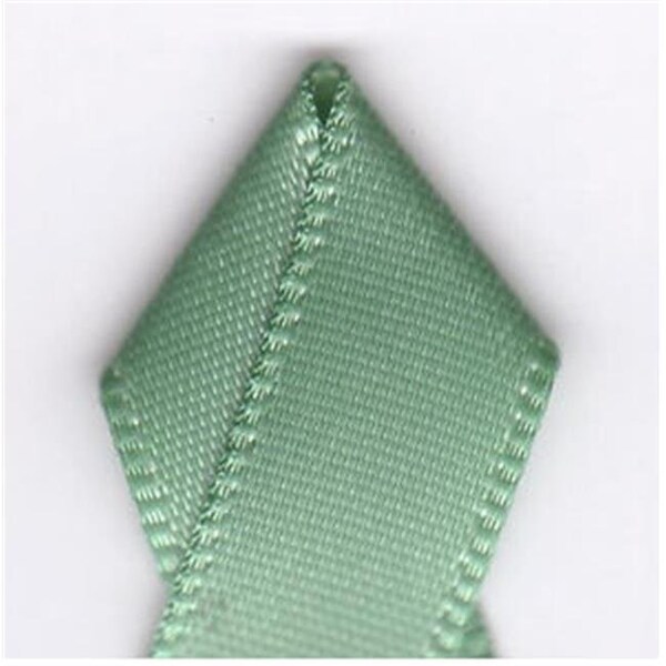 Papilion Papilion R074300160577100Y .63 in. Single-Face Satin Ribbon 100 Yards - Sage Green - R074300160577100Y