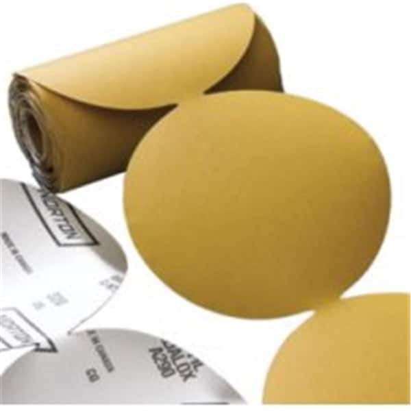 Norton Co Gold 6-Inch Disc Roll 180 Grit - 100 Discs - NOR49838