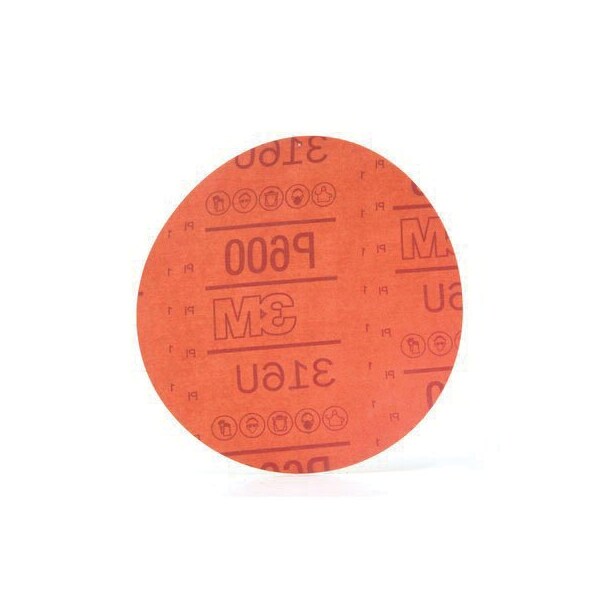 3M 01189, HOOK RED DISC, 316U, 6XNH, P600A, 50PK - 7000119780