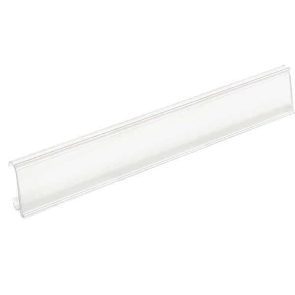 Aigner Clear Label Holder 24W x 1-1/4H With Paper Insert, 6 Piece - ABM24C-6