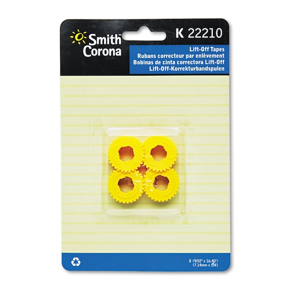 Smith Corona 22210 Lift-Off Tape, PK2 - 22210
