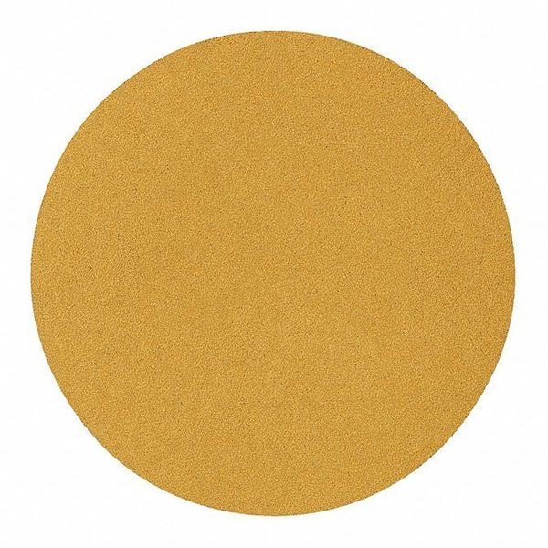 Dynabrade Disc, 11.25"dia., 220G, AO, Gld H/F, 11-1/4" Dia, Non-Vacuum, Aluminum Oxide, 220 Grit, Coated Type - 91308
