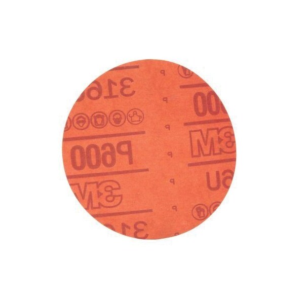 3M 3M Red Abrasive Hookit Disc, 01292, 5 in, P600, 50PK - 7000119860