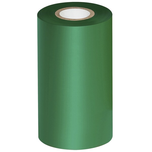 Zebra 4.33in x 984ft Green Thermal Transfer Ribbons- Wax/Resin, 6PK - THT308GN