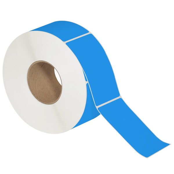 Tape Logic 3 x 5in Fluorescent Blue Thermal Transfer Labels, 6PK - THL144BE
