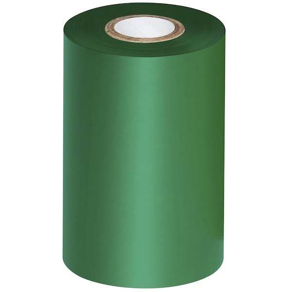 Zebra 4.02in x 1181ft Green Datamax Thermal Transfer Ribbons- Wax/Resin, 6PK - THT307GN