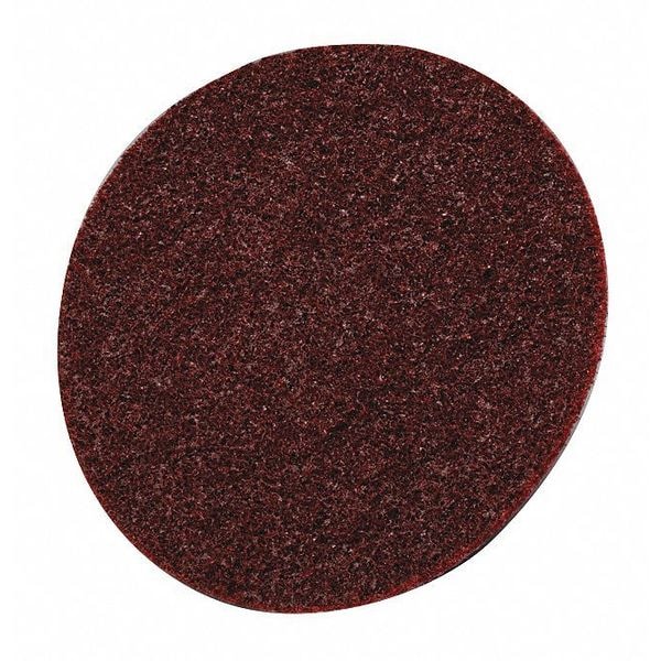 Scotch-Brite Hook-and-Loop Surface Conditioning Disc, 7" Dia, No Hole, Aluminum Oxide, Not Applicable Grit - 7000136528
