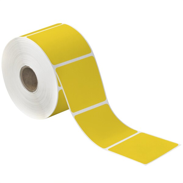 Tape Logic 2 x 3in Yellow Desktop Direct Thermal Label, 24PK - THD338