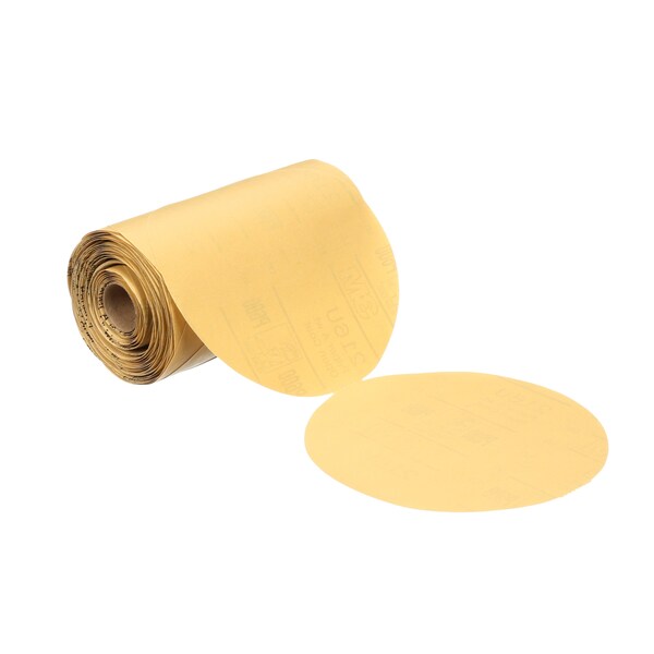 3M Gold Paper Disc Roll, P320 A-weight, 6"xNH - 7000118111
