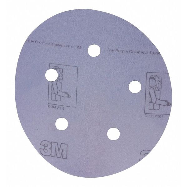 3M Hookit Film D/F Dsc 360L, 5inxNH 5 Holes - 7010307754
