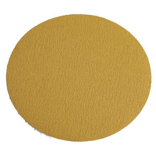 3M Hook-and-Loop Sanding Disc, 6 in Dia, Non-Vacuum, Aluminum Oxide, P120 Grit, Coated Type, 255L - 60440256851