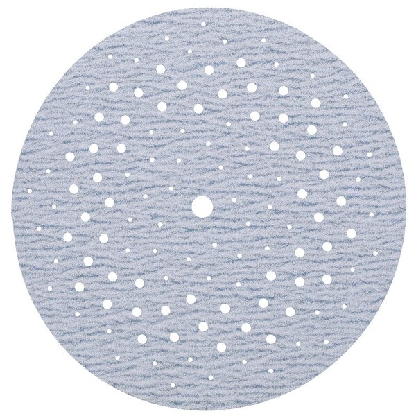 Norton Co 0 Sanding Disc, 5 in Dia, 1116 in Arbor, Coated, P150 Grit, Fine, Alumina Ceramic Abrasive, Spiral - 3220
