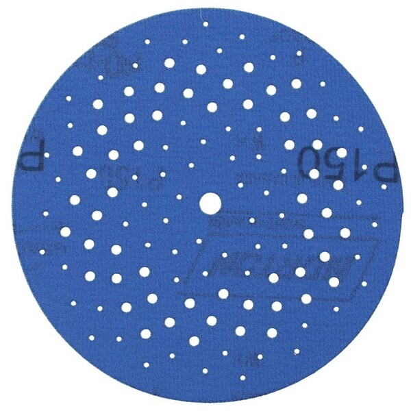 Norton Co 0 Sanding Disc, 5 in Dia, 1116 in Arbor, Coated, P150 Grit, Fine, Alumina Ceramic Abrasive, Spiral - 3220