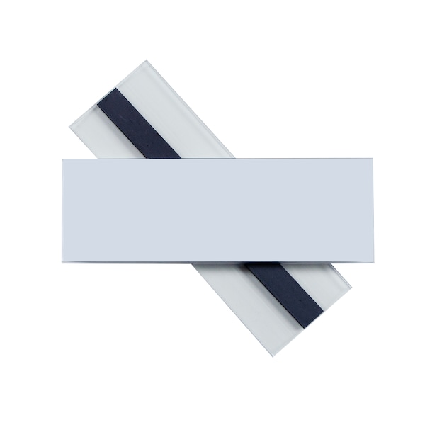 C-Line Products Clear Magnetic Label Holders, Side Load, 6 x 2, Clear, PK100 - 87820-BX