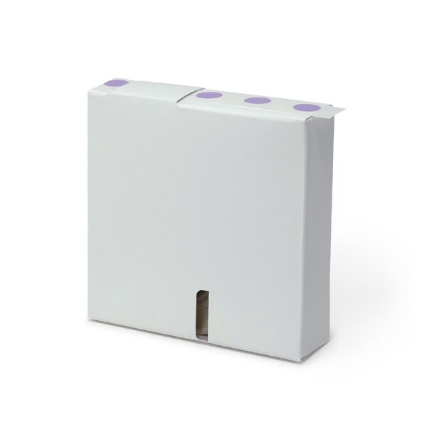 Globe Scientific Label Rolls, Cryo, 13mm Dots, for 1.5-2mL Tubes, Lavender, 1000PK - LCR-13L