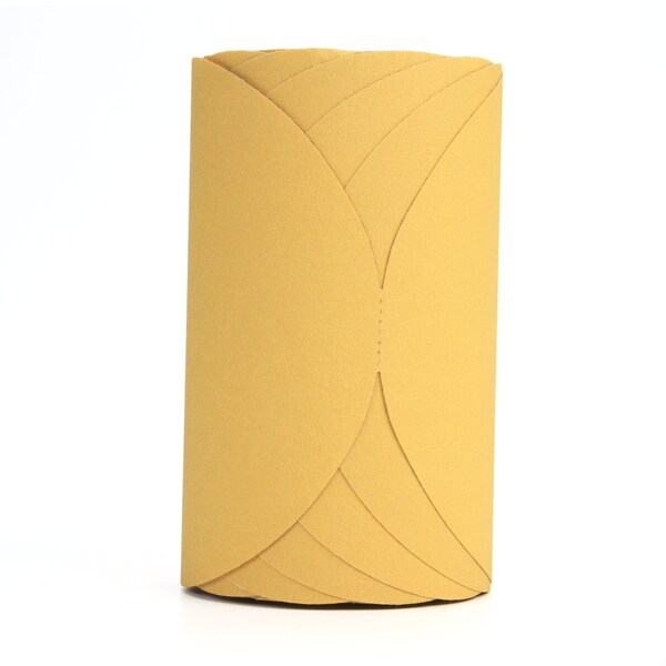 3M Stikit(TM) Gold Film Disc Roll, 6 in Dia, 600Z, Aluminum Oxide, P150 Grit, Closed Coat Type - 7000118179