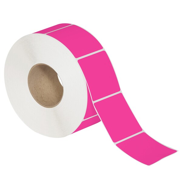Tape Logic 2 x 3in Fluorescent Pink Thermal Transfer Labels, 8PK - THL143PK