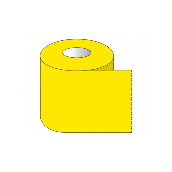 Shamrock Scientific RPI Lab Tape, 1" Core, 1" Wide, Yellow, 500" - 560101-Y