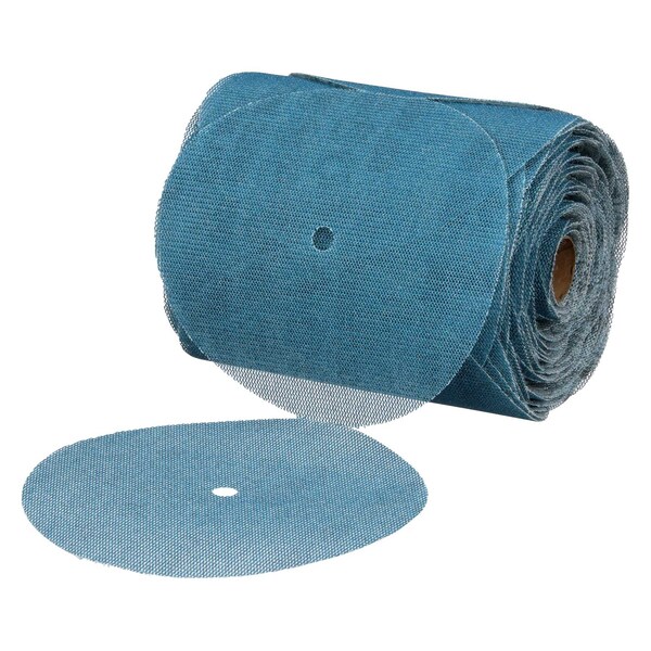 3M Blue Net Disc Roll 36421, 120, 6 in, 100 Discs/Roll, 8PK - 310W
