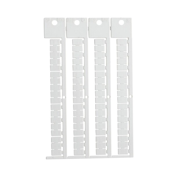 Brady Terminal Block Tag Polycarbonate 10.00 mm H x 6.00 mm W Box of 1008 Pieces, 1008PK - SA4441