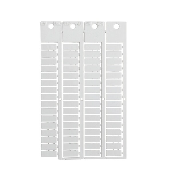 Brady Terminal Block Tag Polycarbonate 15.00 mm H x 6.00 mm W Box of 1024 Pieces, 1024PK - SA4360