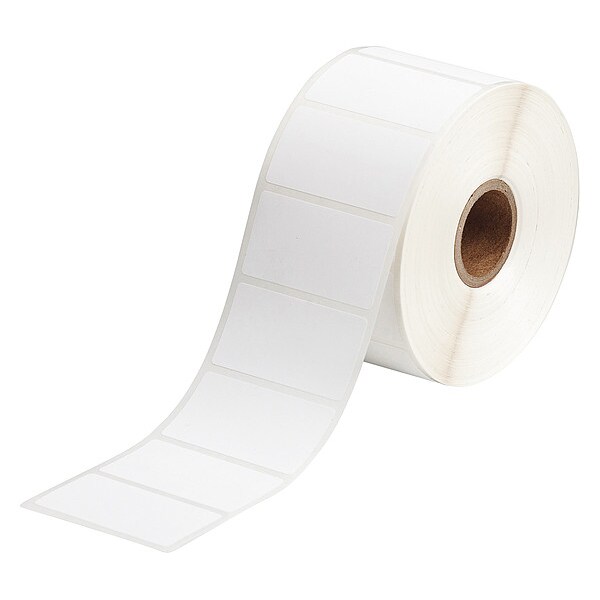 Brady Laboratory Label, White, Labels/Roll: 1500 - THT-156-490-1.5-SC