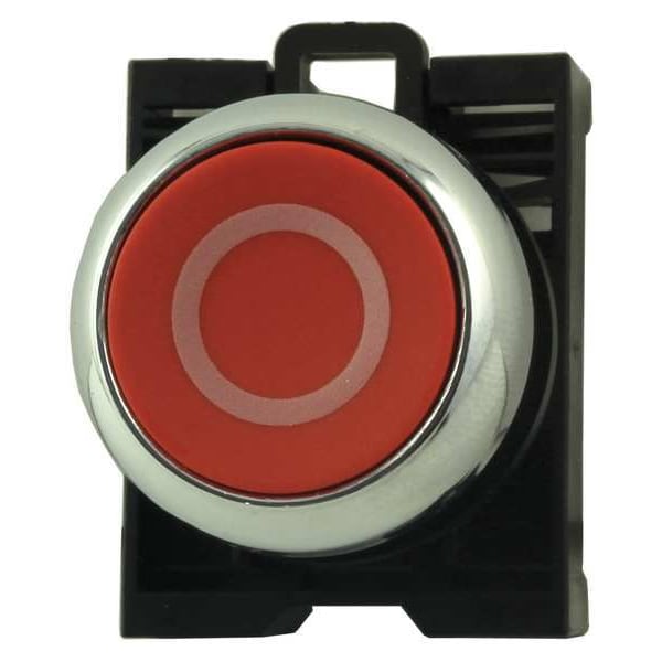 Botón pulsador no iluminado de Eaton, 22 mm, 1NA, verde - M22M-D-G-X1-K10